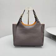 Miu Miu Leather handbag Brown 26x20x13cm - 5