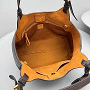 Miu Miu Leather handbag Brown 26x20x13cm - 3