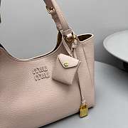 Miu Miu Leather handbag light pink 26x20x13cm - 3