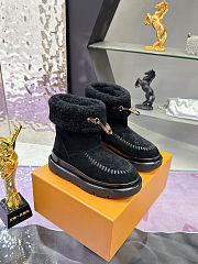 Louis Vuitton Cortina Ankle Black Boot - 1