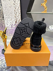 Louis Vuitton Cortina Ankle Black Boot - 4