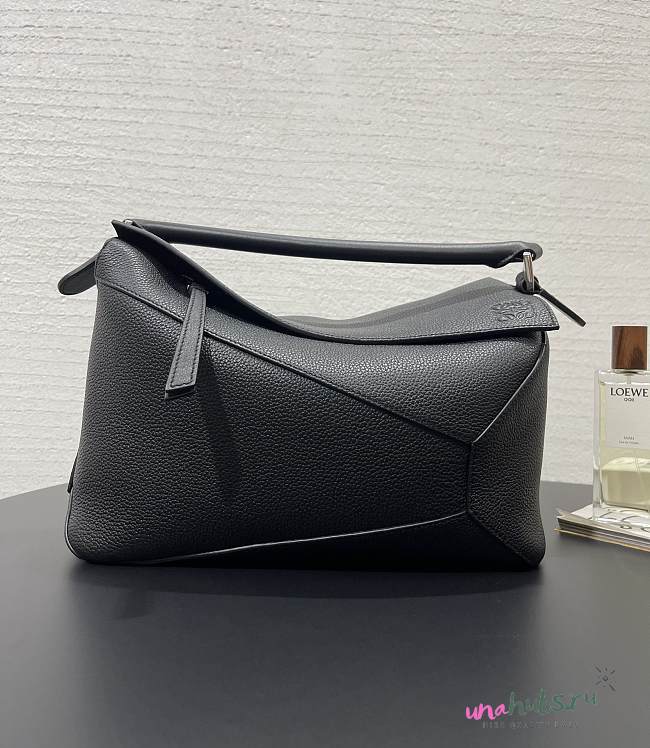 Loewe Puzzle Bag Black 29x19x12cm - 1