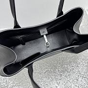 The Row Alger leather shoulder bag Black 39x18x10cm - 5