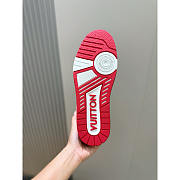 Louis Vuitton Trainer Sneaker White / Red - 4