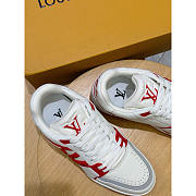 Louis Vuitton Trainer Sneaker White / Red - 2