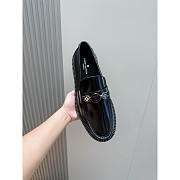 Louis Vuitton District Flat Loafer Black Calf Leather - 3