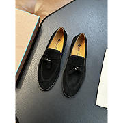 Loro Piana Serge Walk Loafer Black - 1