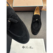 Loro Piana Serge Walk Loafer Black - 3