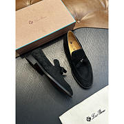 Loro Piana Serge Walk Loafer Black - 2