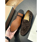 Loro Piana Sergio Loafer Dark Brown Ox Leather - 3
