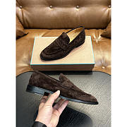Loro Piana Sergio Loafer Dark Brown Ox Leather - 2