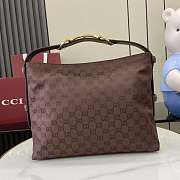 Gucci Medium Beatrix Shopper Dark Brown 35x27.5x11cm - 1