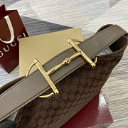 Gucci Large Beatrix Shopper Dark Brown 40x36x12cm - 5