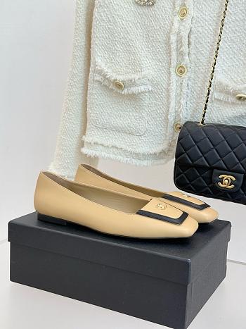 Chanel Ballerina Beige Flat