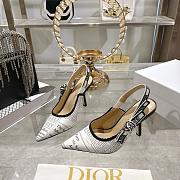 Dior J'adior Slingback Pumps White 8.5cm - 1
