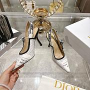 Dior J'adior Slingback Pumps White 8.5cm - 4