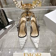 Dior J'adior Slingback Pumps White 8.5cm - 2
