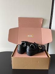 Miu Miu Leather sneakers with buckle - 2
