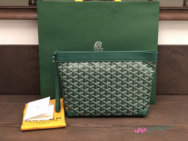 Goyard Conti Pouch Green 24x22x6.5cm - 1