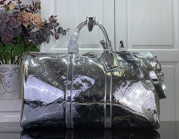 Louis Vuitton Keepall 45 Silver 45x27x20cm