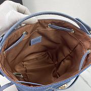 Versace La Medusa Denim Bucket Bag 23x20x14cm - 5