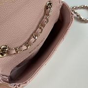 Chanel Wallet On Chain Pink Caviar 10x8x3.5cm - 5