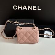 Chanel Wallet On Chain Pink Caviar 10x8x3.5cm - 3