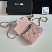 Chanel Wallet On Chain Pink Caviar 10x8x3.5cm - 2