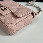 Chanel Wallet On Chain Pink Caviar 10x8x3.5cm - 4