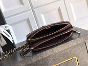 Chanel Wallet Chain Dark Brown Caviar 17.5x10x3.5cm - 5