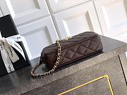 Chanel Wallet Chain Dark Brown Caviar 17.5x10x3.5cm - 4