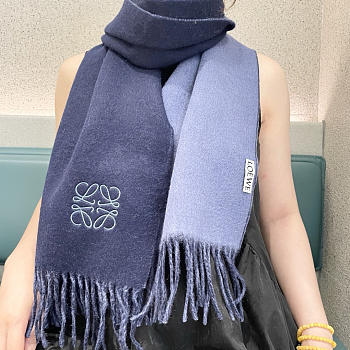 Loewe Blue Scarf 180x38cm