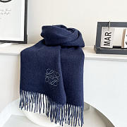 Loewe Blue Scarf 180x38cm - 4