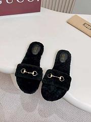 Gucci slide with Horsebit black - 2
