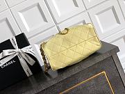 Chanel Mini 25 Handbag Light Yellow 22x20x12.5cm - 5