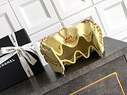 Chanel Mini 25 Handbag Light Yellow 22x20x12.5cm - 4