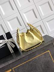 Chanel Mini 25 Handbag Light Yellow 22x20x12.5cm - 3
