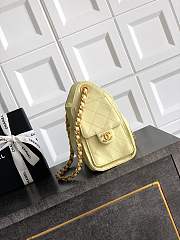 Chanel Mini 25 Handbag Light Yellow 22x20x12.5cm - 2