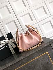 Chanel Mini 25 Handbag Pink 22x20x12.5cm - 5