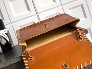 Chanel Vintage Brown Flap Bag 34x21x10cm - 5