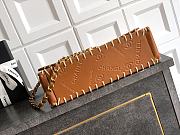 Chanel Vintage Brown Flap Bag 34x21x10cm - 4