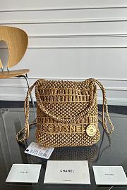 Chanel 25A Mini Bag Gold 23x18.5x6cm - 1