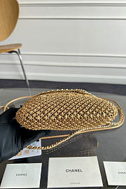 Chanel 25A Mini Bag Gold 23x18.5x6cm - 5