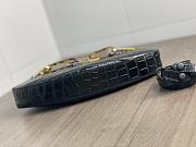Fendi O'Lock Swing Black Crocodile 32x11x5cm - 5