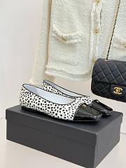Chanel Ballerina White Flat - 1