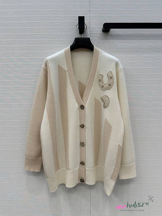 Hermes Long-sleeve long cardigan - 1