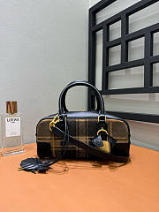 Loewe Amazona 23 Bag tartan suede 23x11x10cm - 1