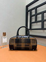 Loewe Amazona 23 Bag tartan suede 23x11x10cm - 4
