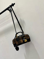 Loewe Amazona 23 Bag tartan suede 23x11x10cm - 2