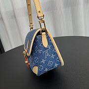 Louis Vuitton Diane Bag Denim 25x10x15cm - 3
